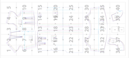 London Reign Pattern Layout